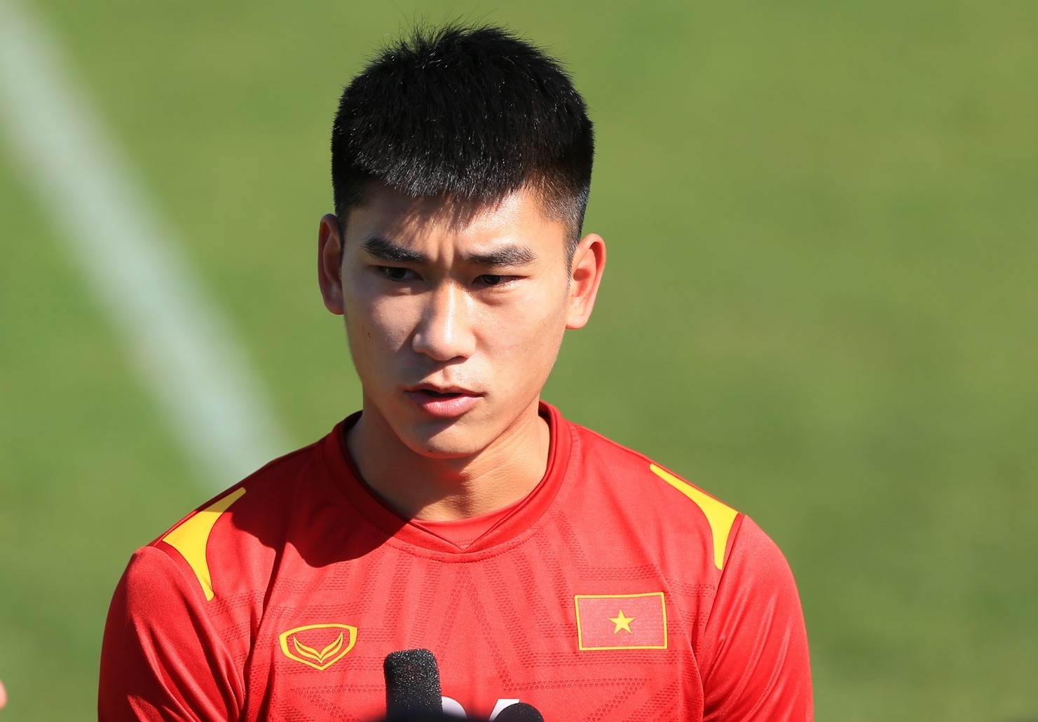 Nham Manh Dung than trong khi gap lai U23 Thai Lan hinh anh