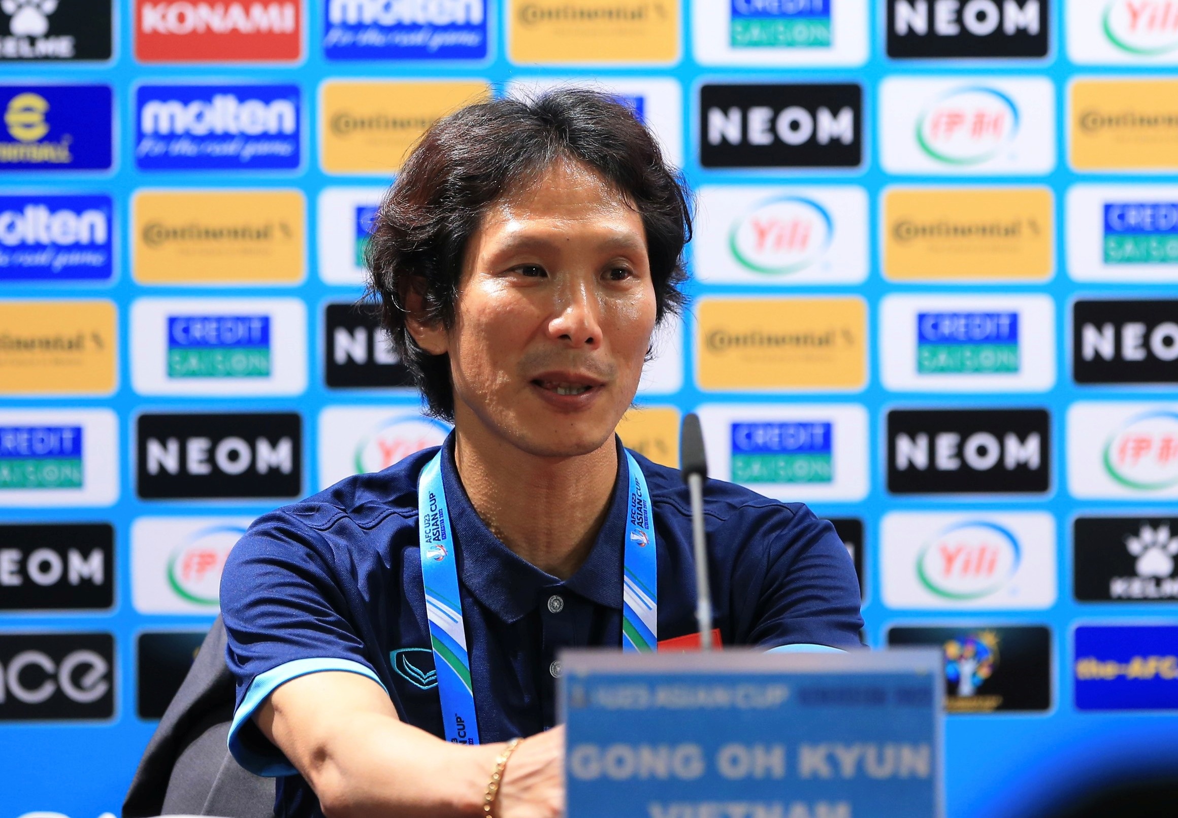 HLV Gong xin loi vi chua the giup U23 Viet Nam thang Han Quoc hinh anh