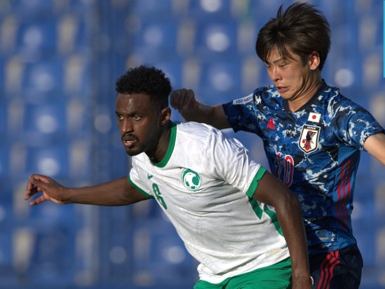 U23 Nhat Ban bi Saudi Arabia cam hoa sau tam the do hinh anh