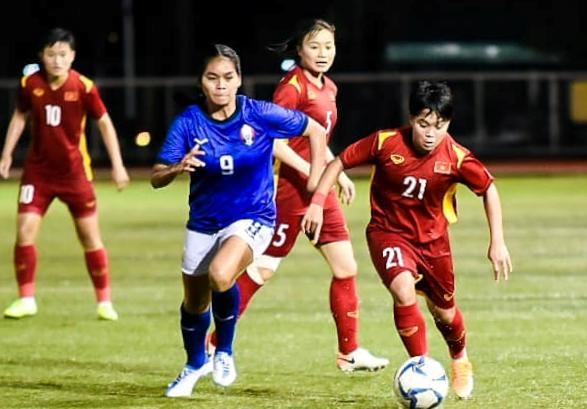 Tuyen nu Viet Nam thang tran ra quan AFF Cup 2022 hinh anh