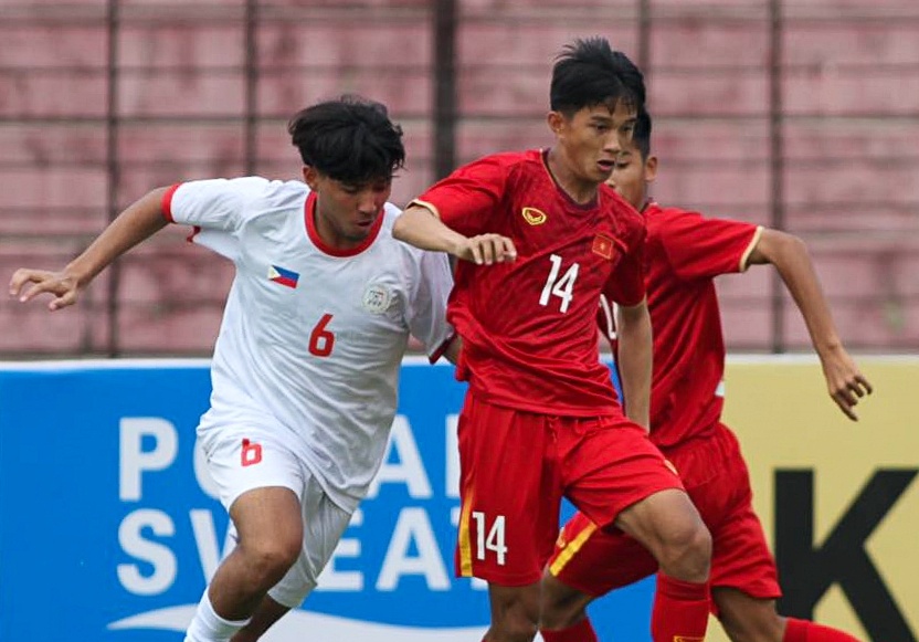 chung ket u16 viet nam - indonesia anh 1
