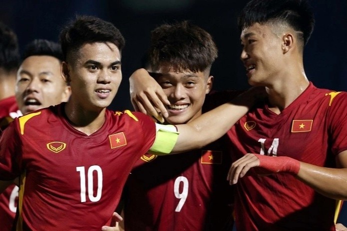 U20 Viet Nam da giao huu Palestine hinh anh