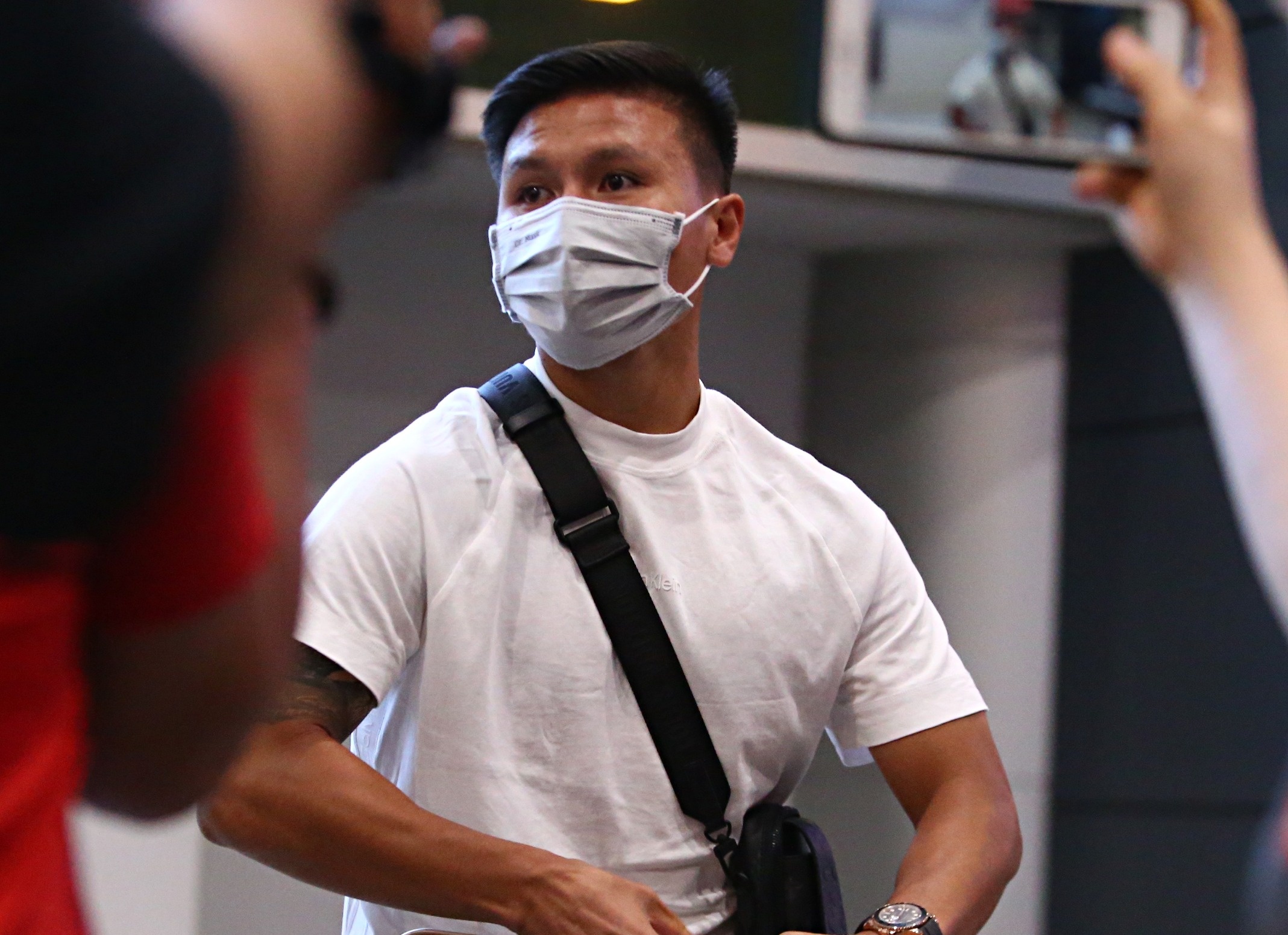 Quang Hai ve TP.HCM hoi quan voi tuyen Viet Nam hinh anh