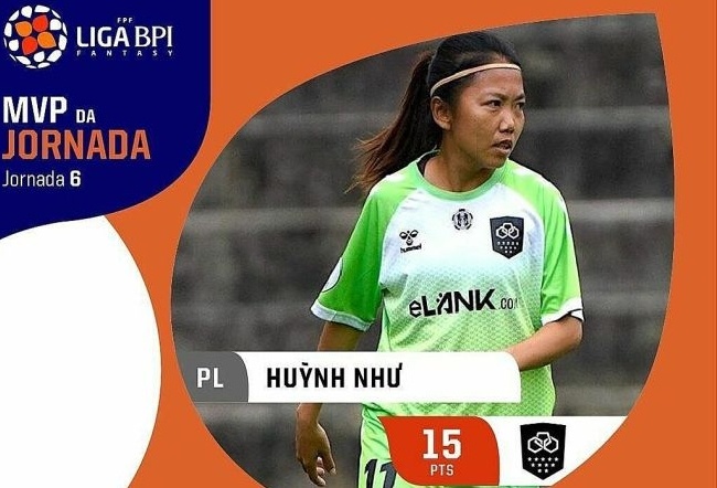 Huynh Nhu hay nhat vong 6 giai Bo Dao Nha hinh anh