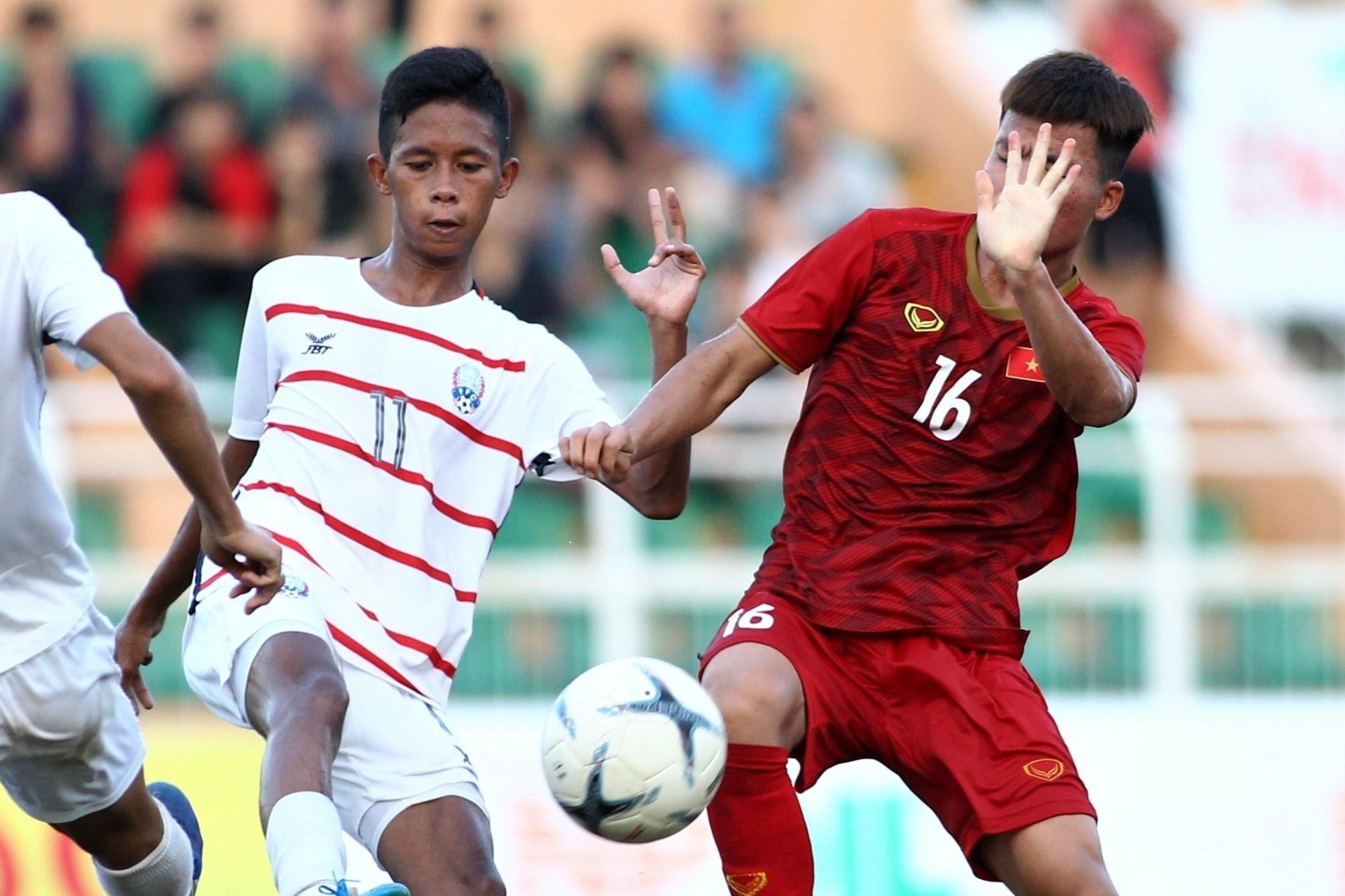 U22 Viet Nam cung nhom hat giong voi Campuchia hinh anh