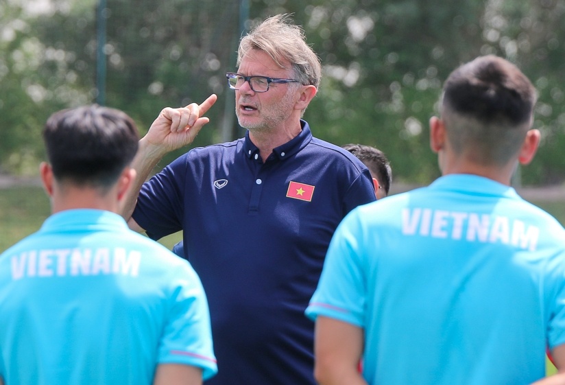 U22 Viet Nam trieu tap 31 cau thu du SEA Games 32 hinh anh