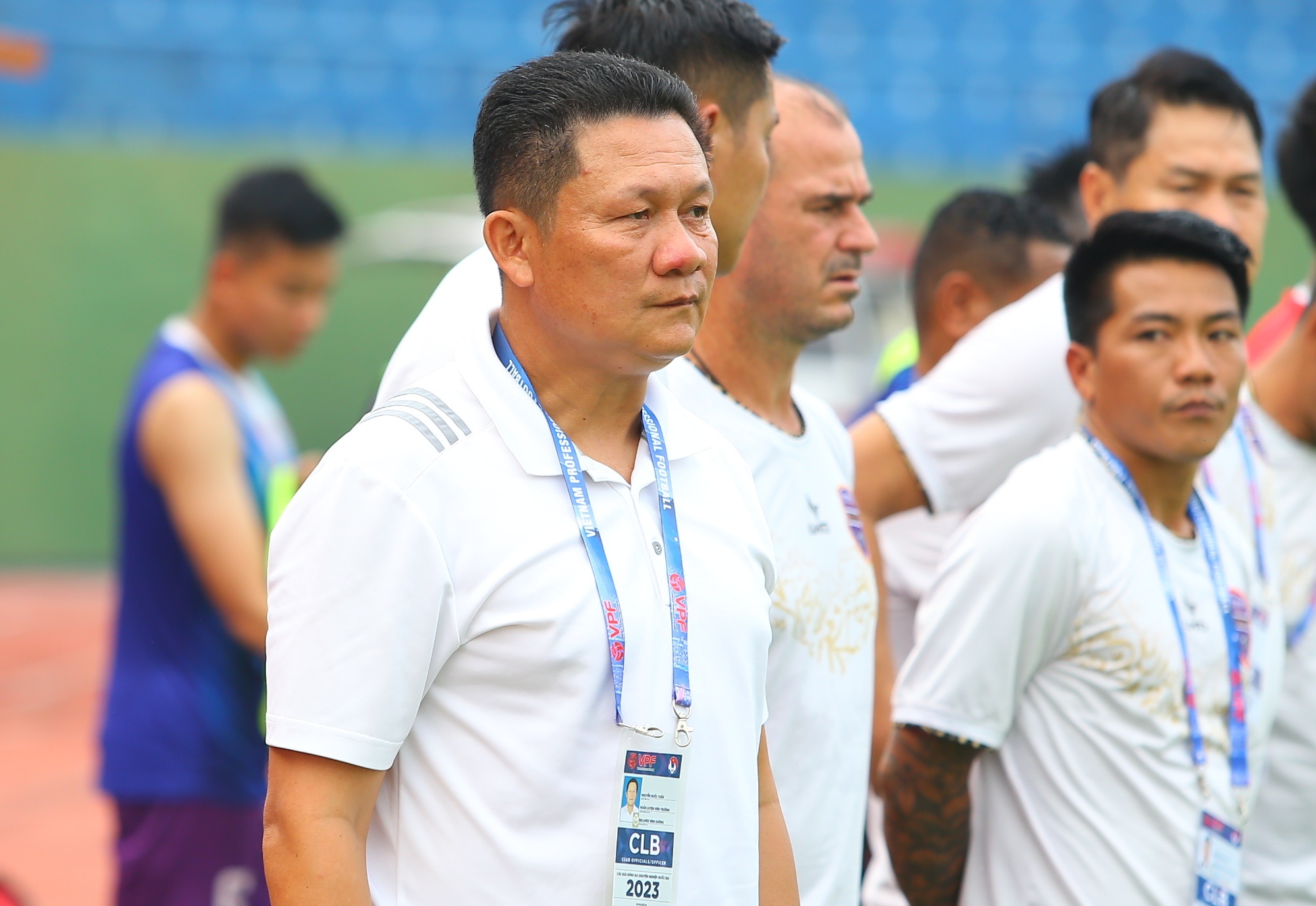 Ghe HLV Binh Duong 'nong' sau tran thua Ha Tinh hinh anh