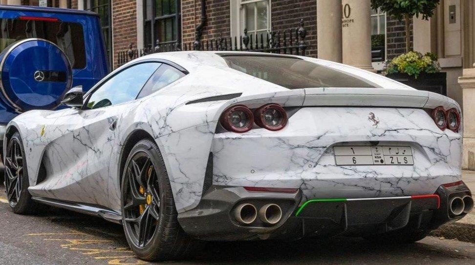 Sieu xe duoc boc bang da cam thach anh 1