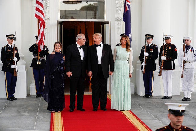 quoc yen cua ong Trump anh 1