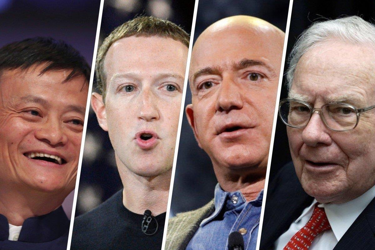 Jeff Bezos, Mark Zuckerberg, Jack Ma deu khong lai xe sang hinh anh