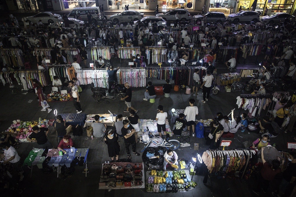 Ban hang rong o Trung Quoc anh 2