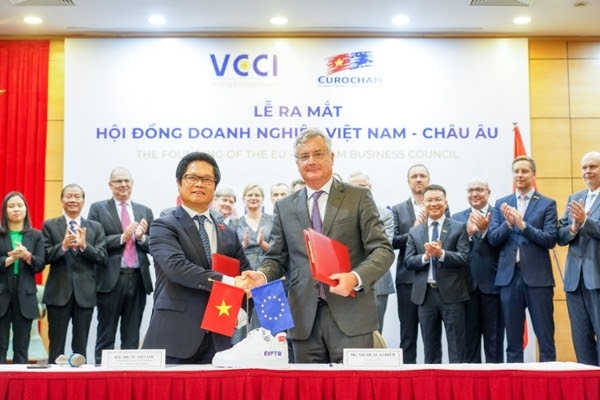 EuroCham va VCCI thanh lap Hoi dong Doanh nghiep Viet Nam - EU hinh anh