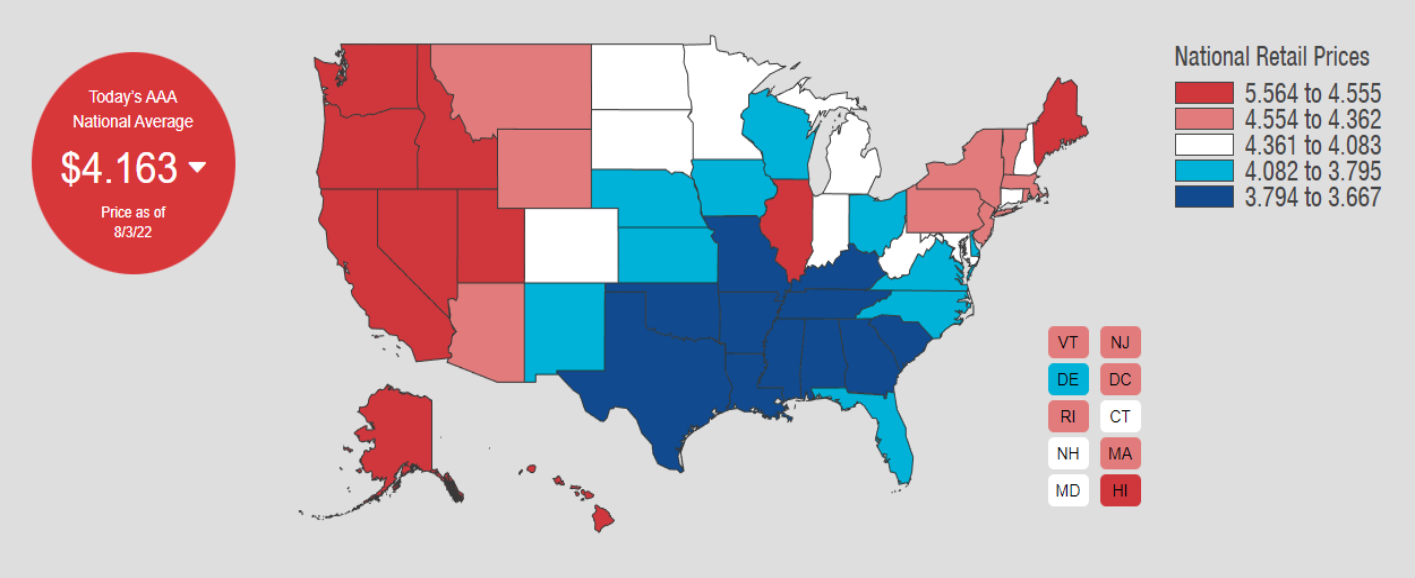gia xang tai My anh 1