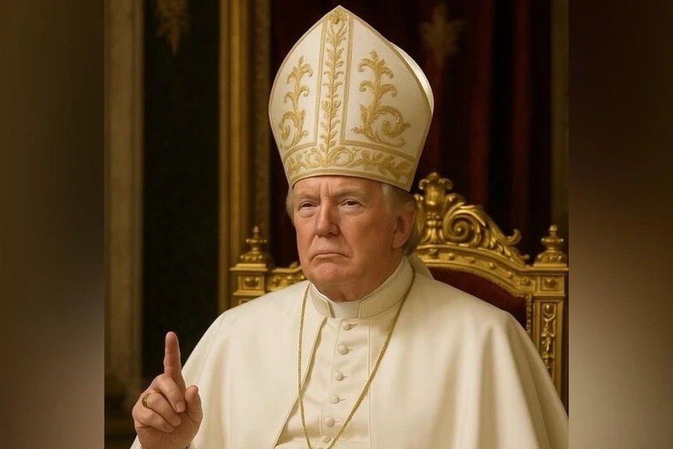 Ong Trump phu nhan lien quan anh che mac do Giao hoang hinh anh