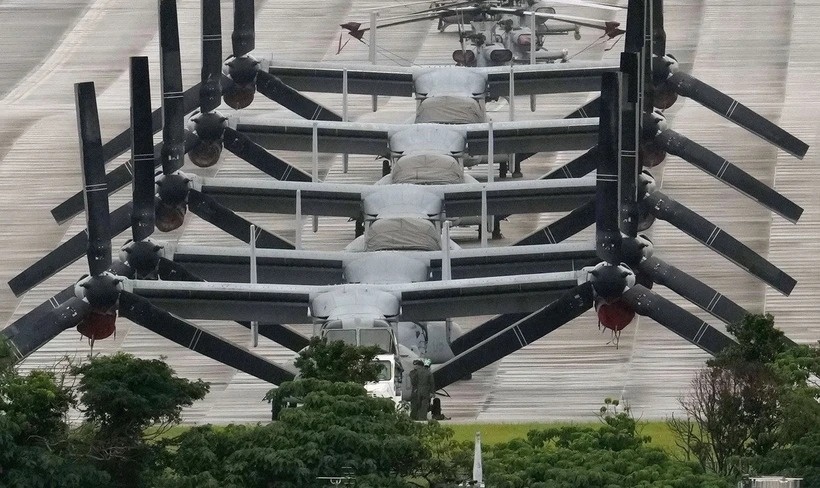 No tai can cu khong quan My tai Nhat Ban hinh anh