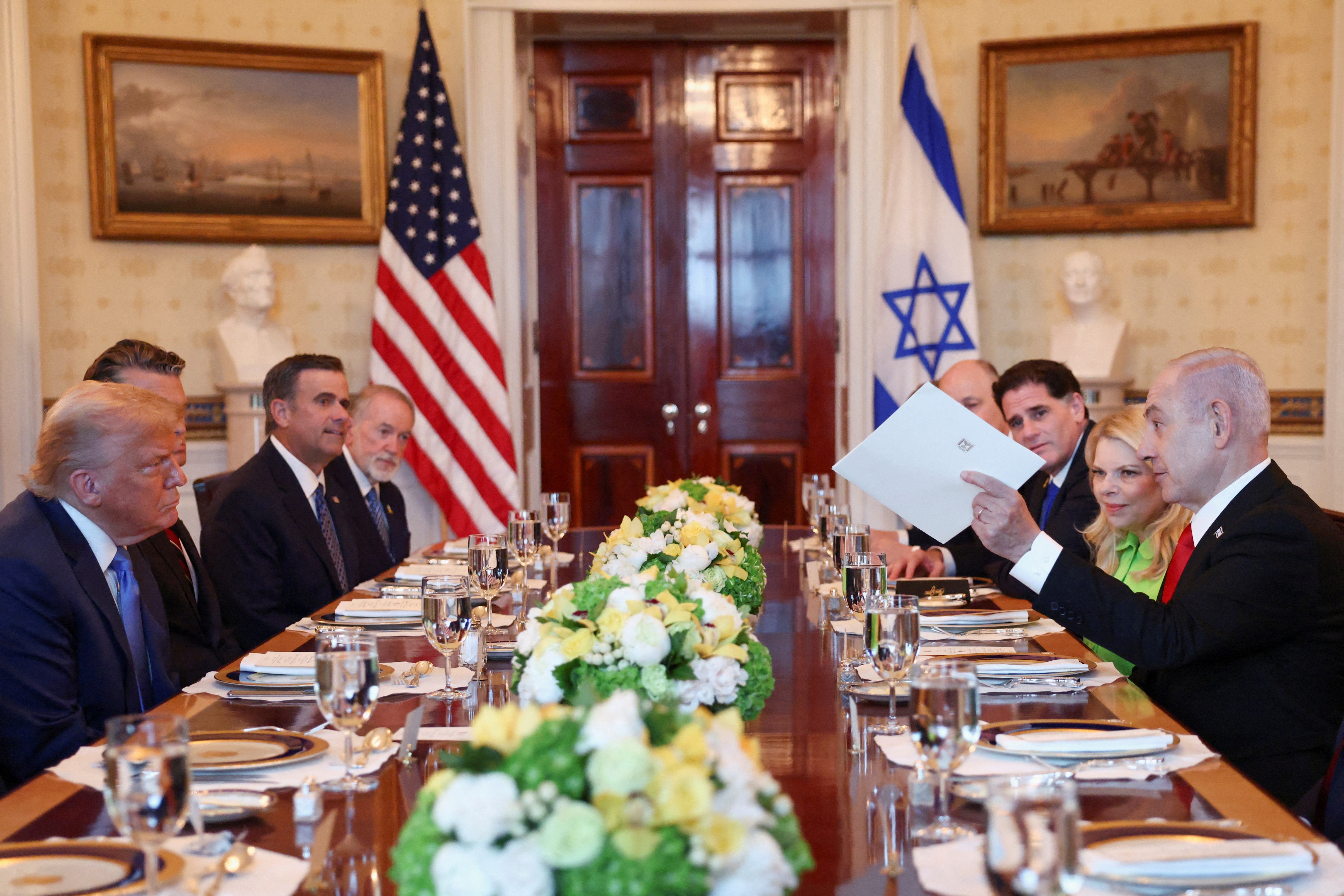 Thu tuong Israel de cu ong Trump nhan giai Nobel Hoa binh hinh anh