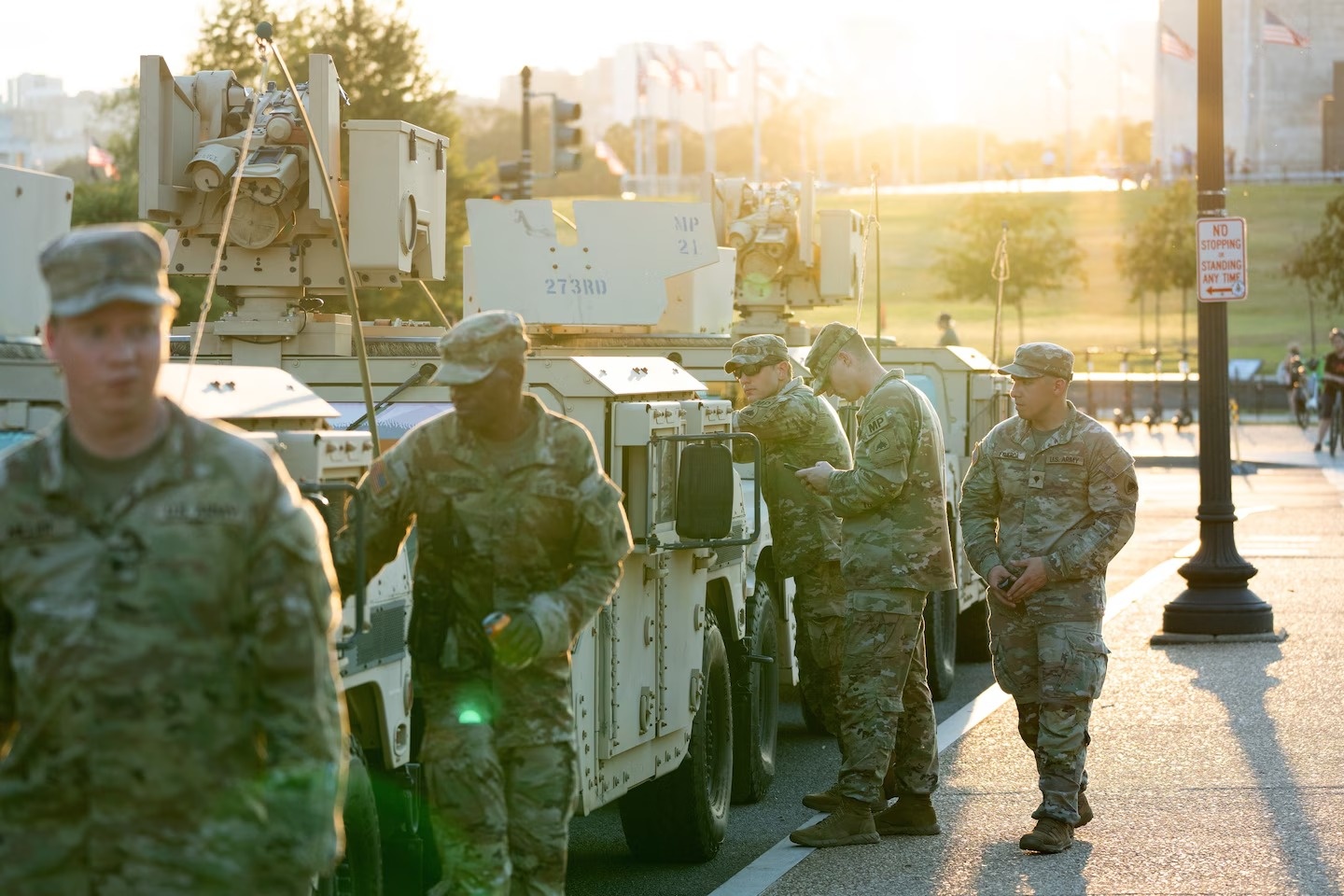 Ve binh Quoc gia My duoc phep lam gi o Washington? hinh anh