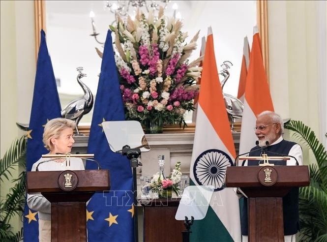 EU va nuoc co chien luoc keo An Do lai gan hon hinh anh