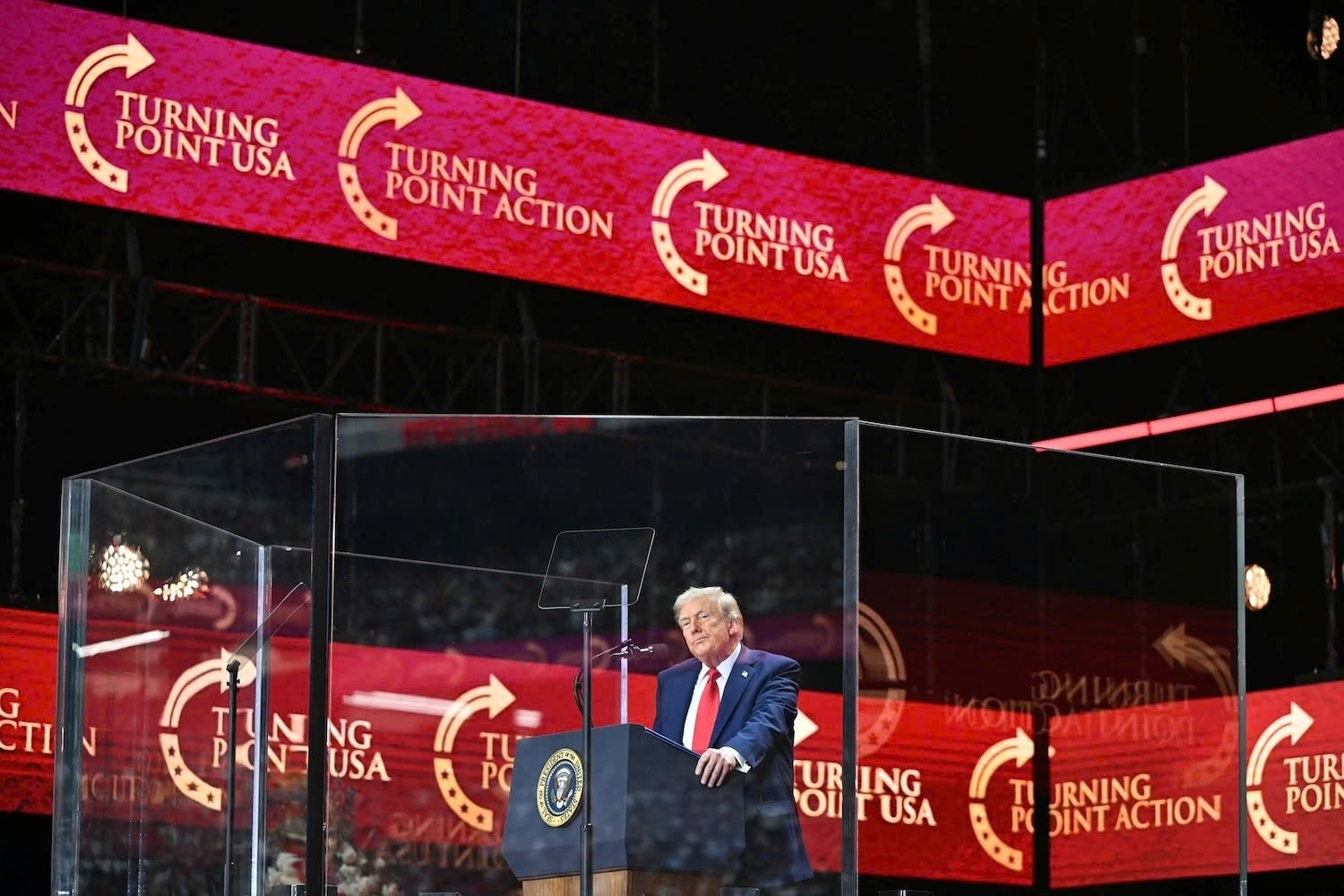 Ong Trump: Vu am sat Charlie Kirk la 'don danh vao gia tri nuoc My' hinh anh