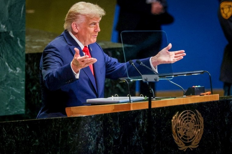 Hai guong mat cua ong Trump tai Lien Hop Quoc hinh anh