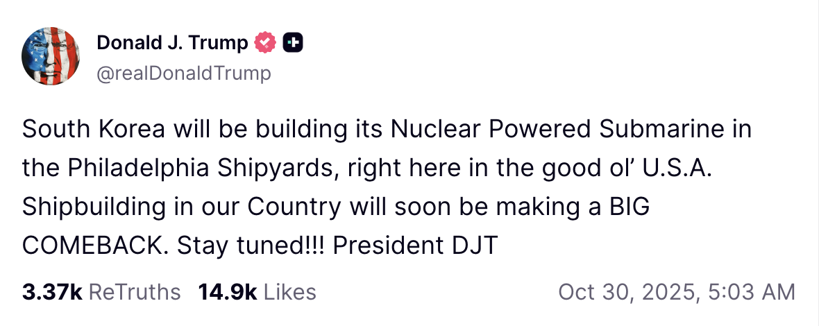 My chap thuan tau ngam,  quan he My Han,  tau ngam hat nhan,  APEC 2025,  vu khi hat nhan anh 2