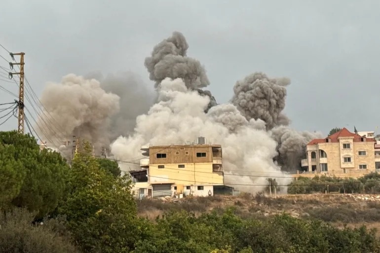 Israel don dap khong kich Lebanon hinh anh