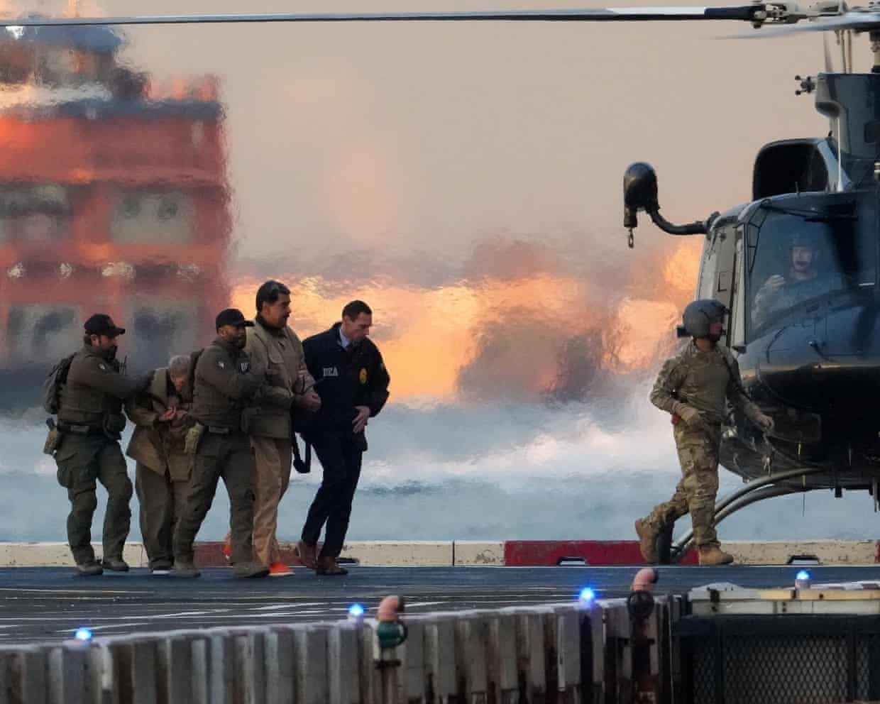 Ong Maduro duoc ap giai toi toa an New York hinh anh