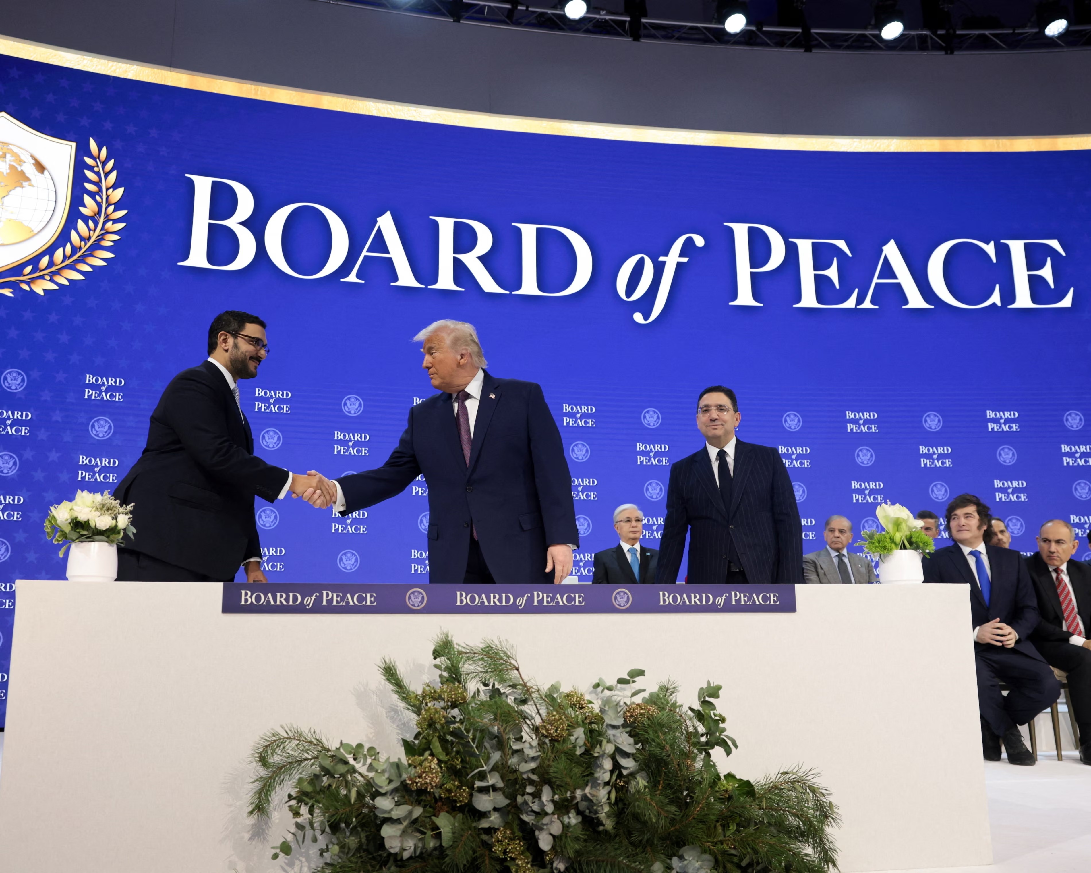 Ong Trump noi 'Hoi dong Hoa binh' co the thay the Lien Hop Quoc hinh anh