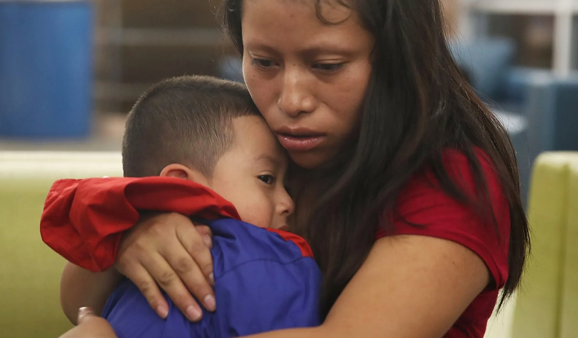 Noi dau thuong tam cua tre em trong dai nan di tru My hinh anh