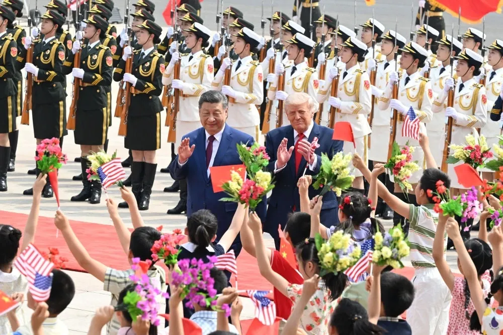Toan canh le don trong the Tong thong Trump cua Trung Quoc hinh anh