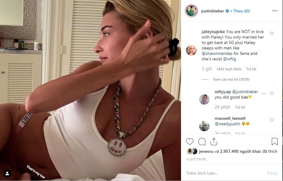 Justin Bieber nang loi dap tra khi bi noi muon quay ve voi Selena hinh anh