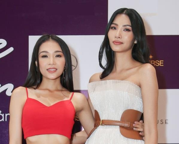 A hau Hoang Thuy ung ho em gai tham gia Hoa hau Hoan vu Viet Nam 2019 hinh anh