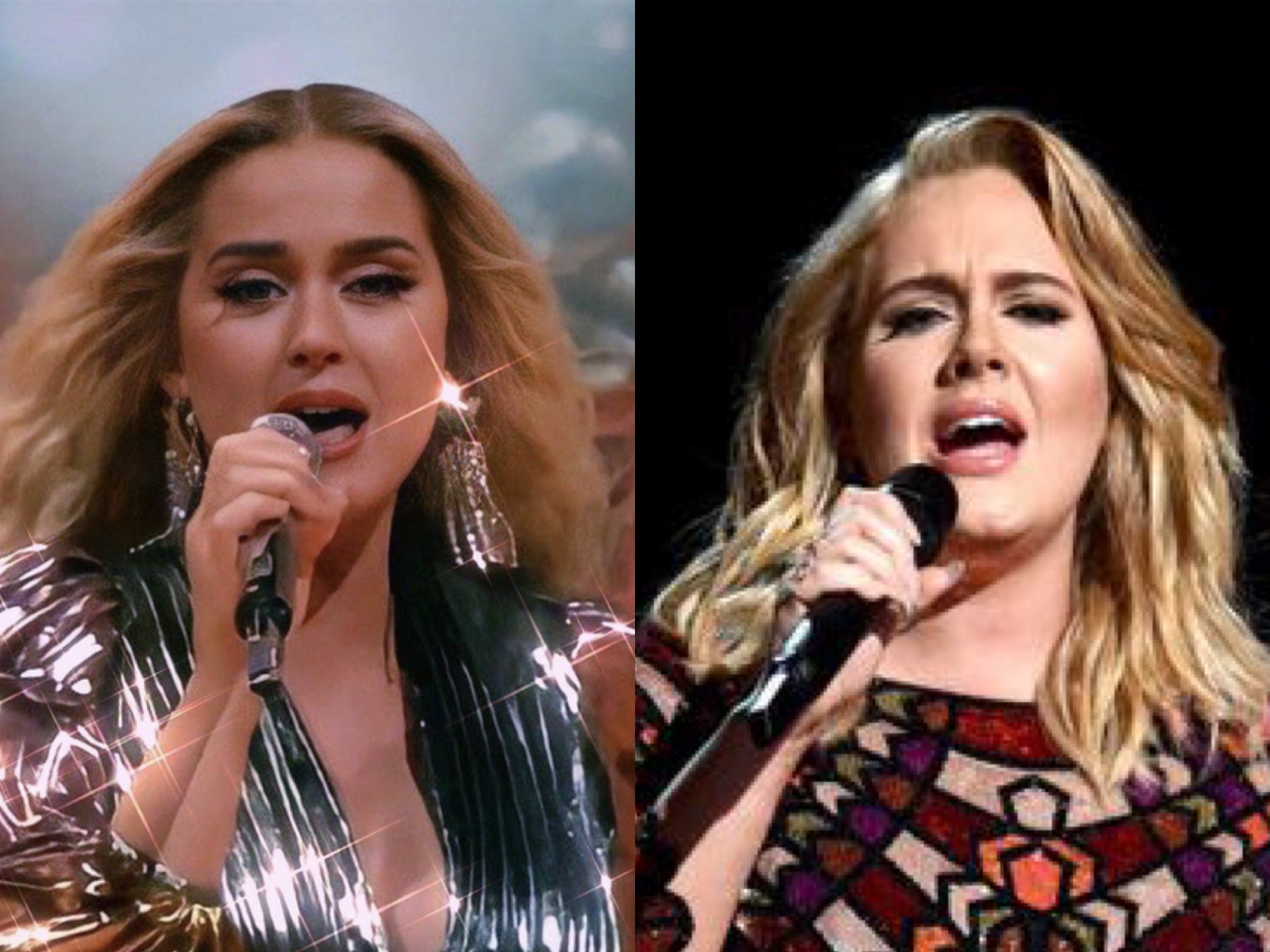 Katy Perry bi nham lan voi Adele hinh anh