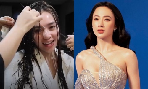 Khoanh khac trong hau truong cua Angela Phuong Trinh, Lan Ngoc hinh anh