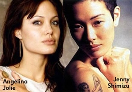 Nguoi tinh dong tinh cua Angelina Jolie bat ngo cuoi vo hinh anh