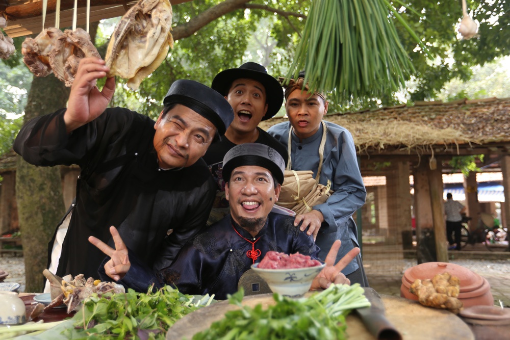 Ê-kíp đã mất 17 ngày liên tục để hoàn thành đĩa hài Tết.