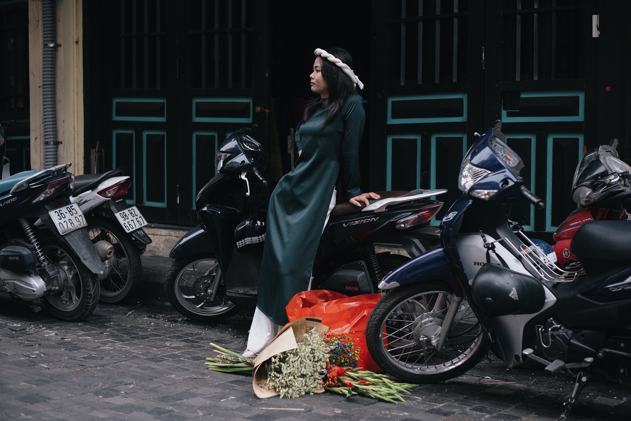 chup anh ao dai,  co ba sai gon,  pho ta hien anh 8