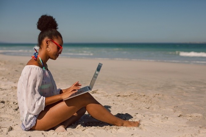 Nhieu nguoi My met moi khi lam viec tu xa o Hawaii hinh anh