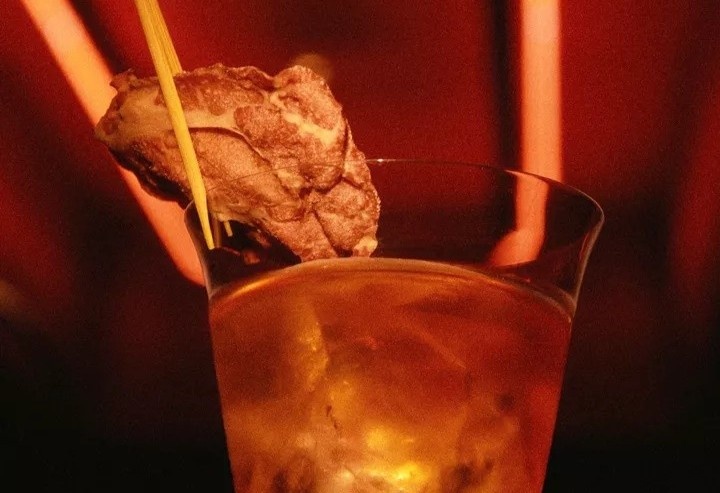 Su troi day cua cocktail ga nuong, thit bo hinh anh