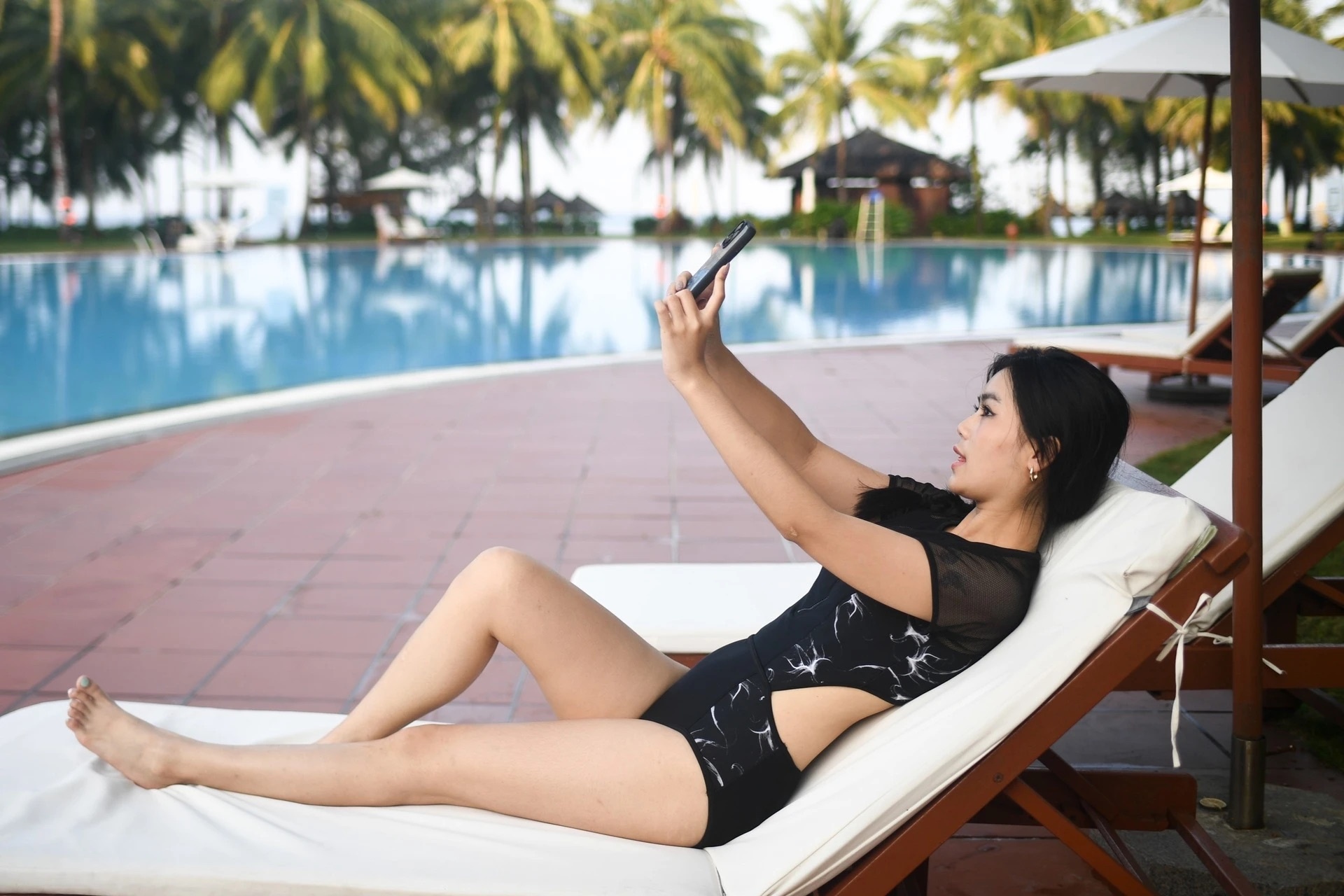 Khach Viet thich di bien dip Tet Nguyen dan hinh anh