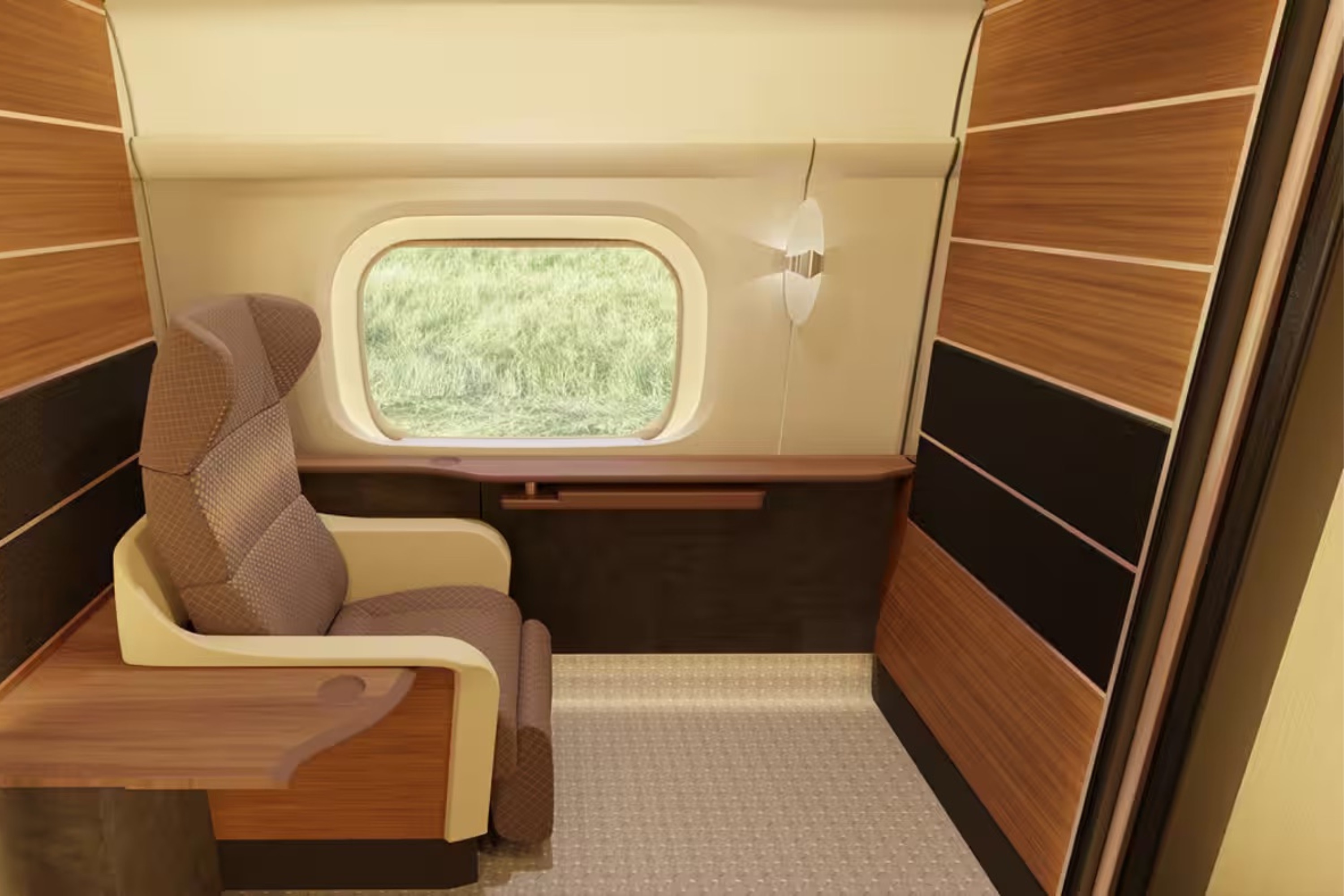 Khoang thuong gia ca doan tau moi co 4 cho o Nhat Ban hinh anh