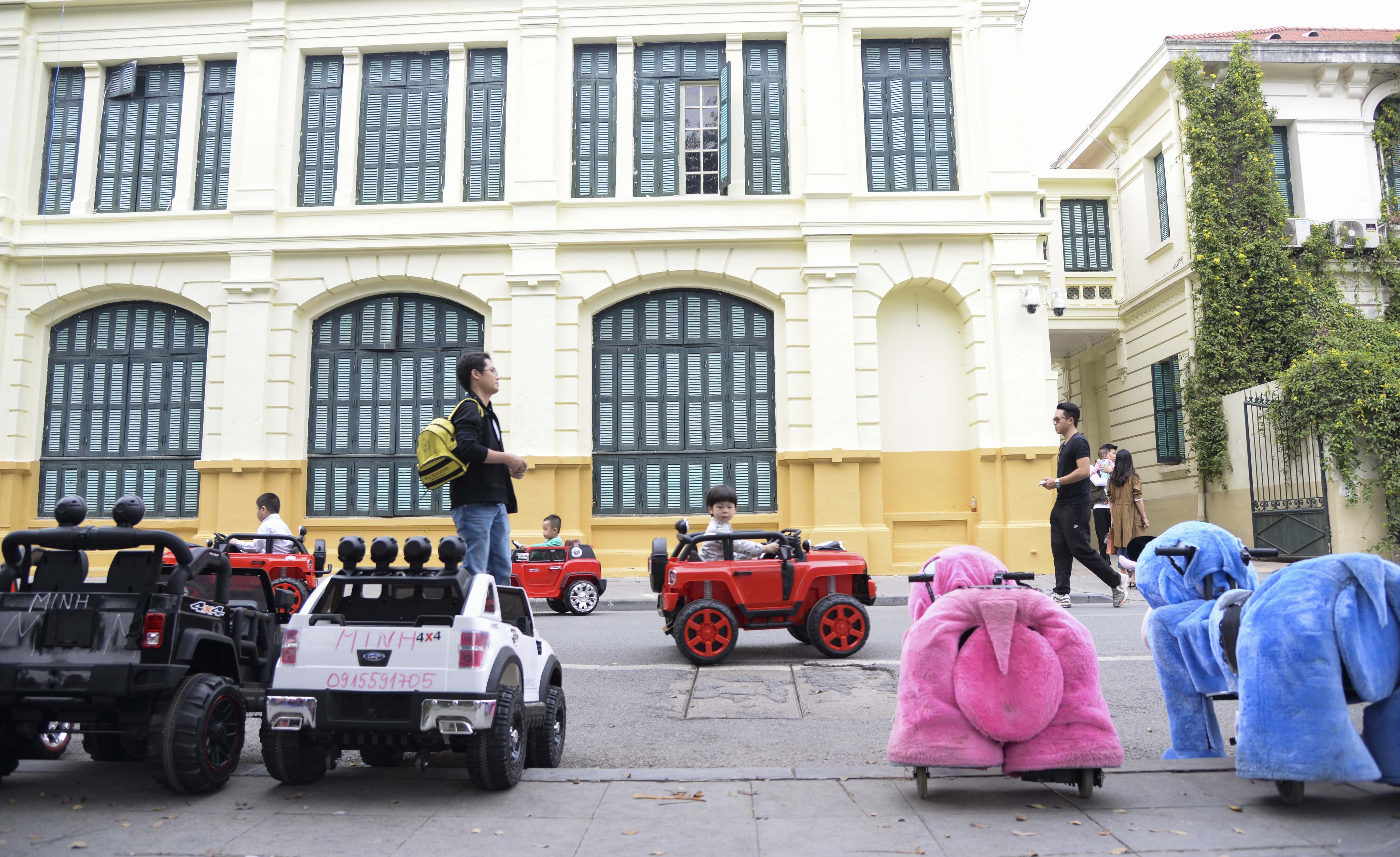 xe o to dien la liet tren pho di bo anh 6