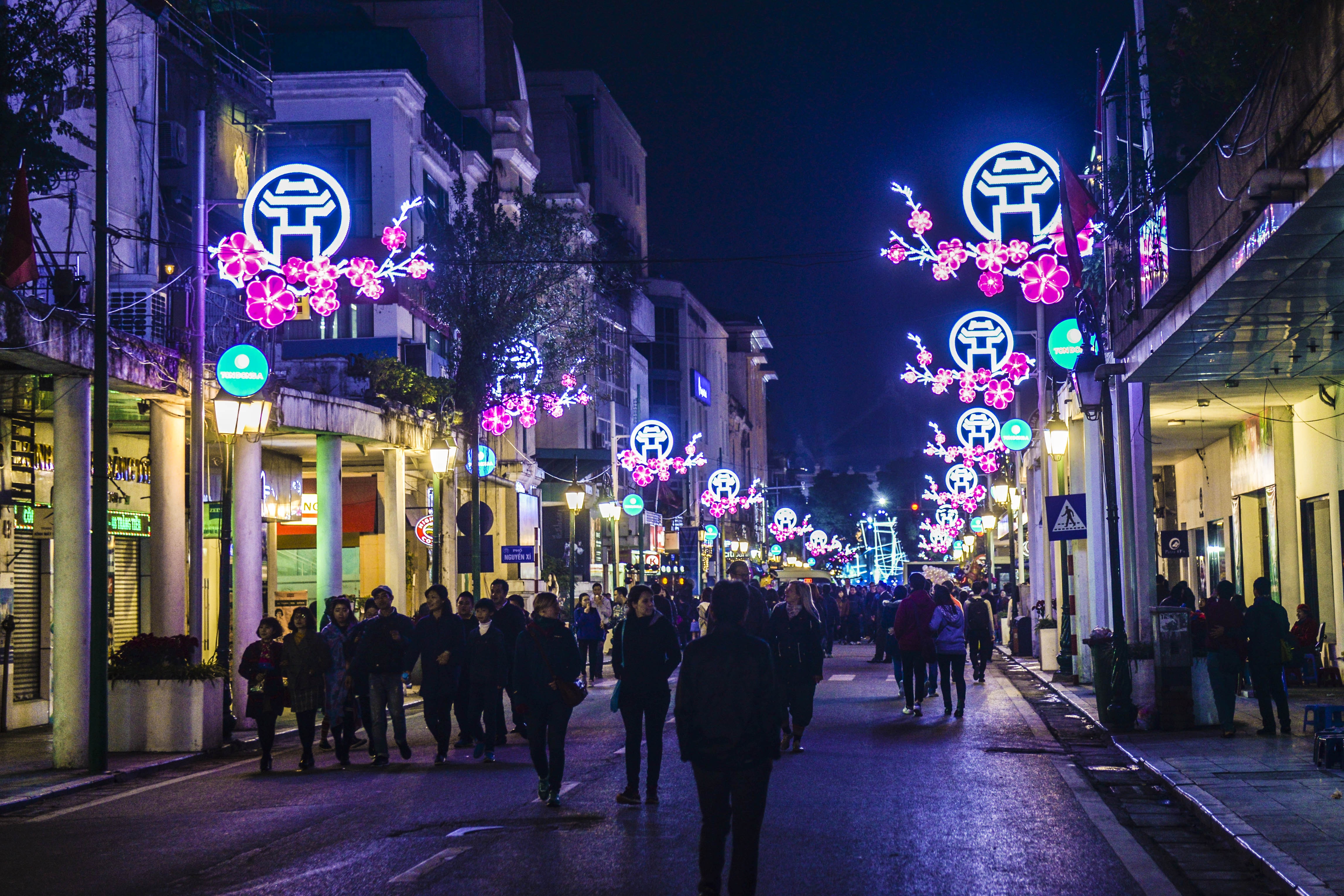 Ha Noi trang tri chao don nam moi anh 1