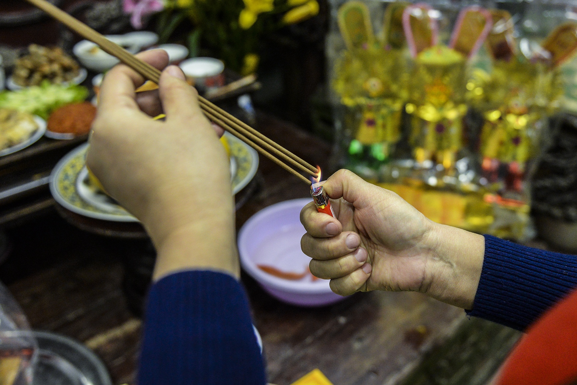 Le cung tien Tao quan cua mot gia dinh anh 8