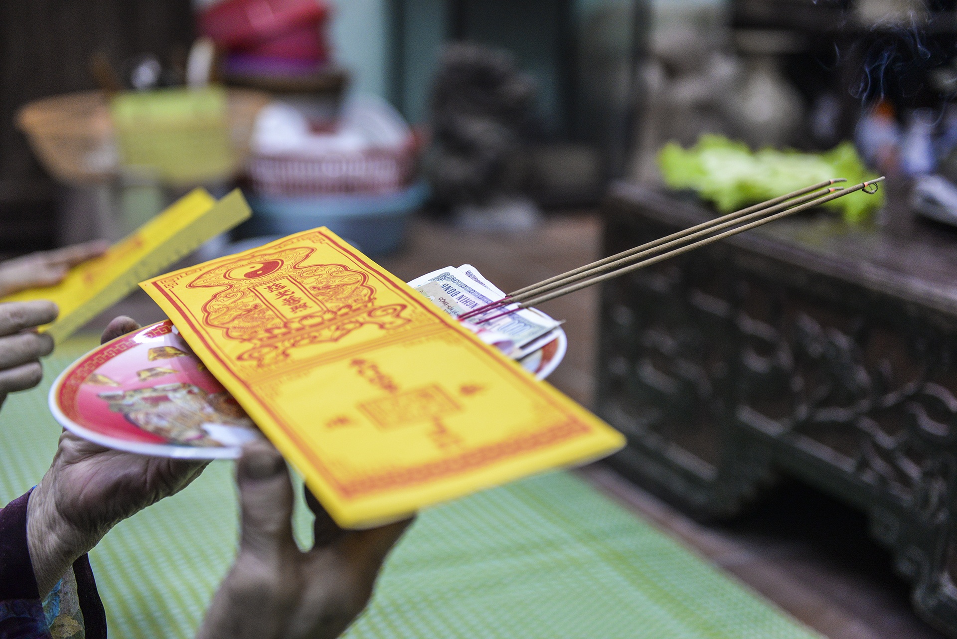 Le cung tien Tao quan cua mot gia dinh anh 10