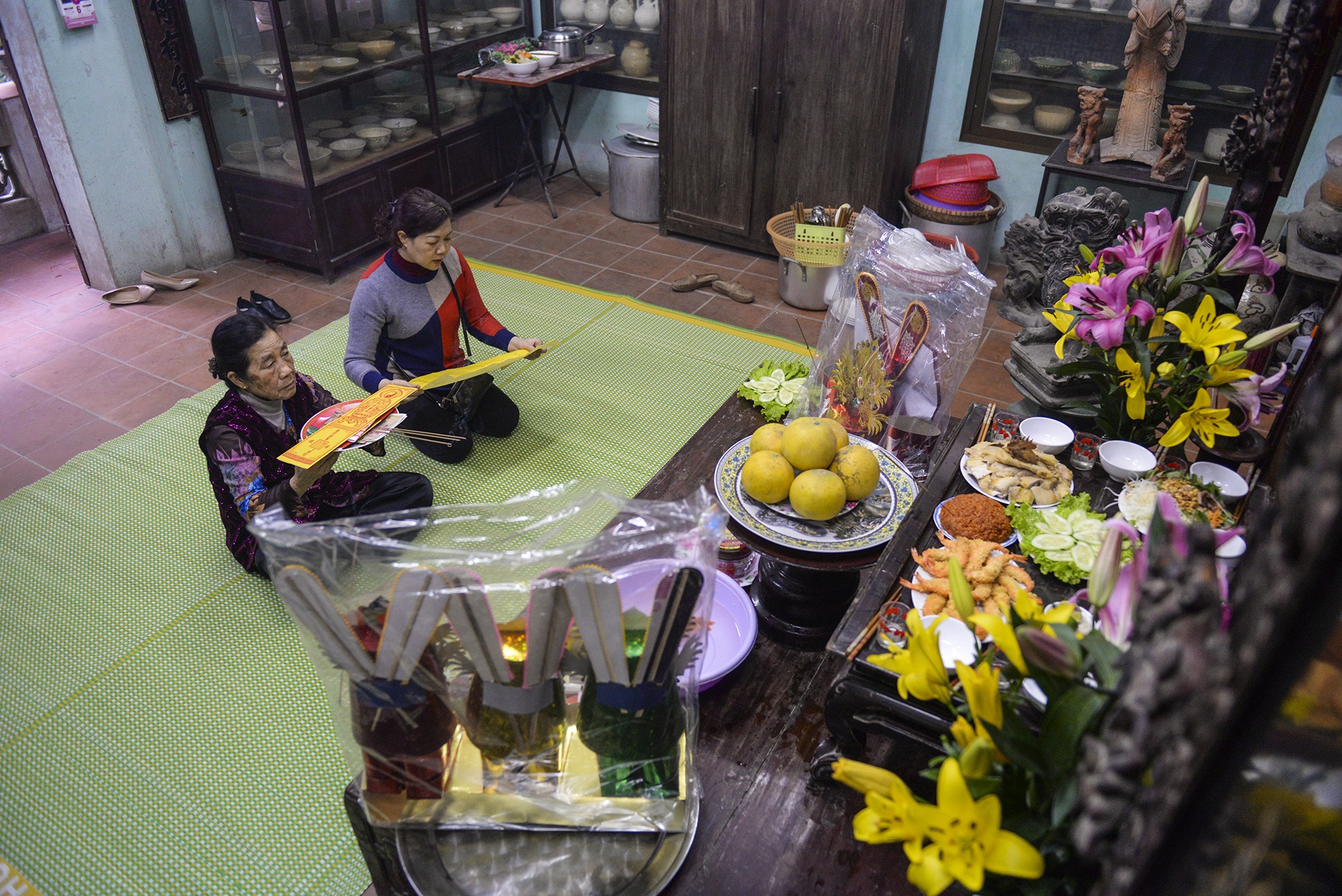 Le cung tien Tao quan cua mot gia dinh anh 11