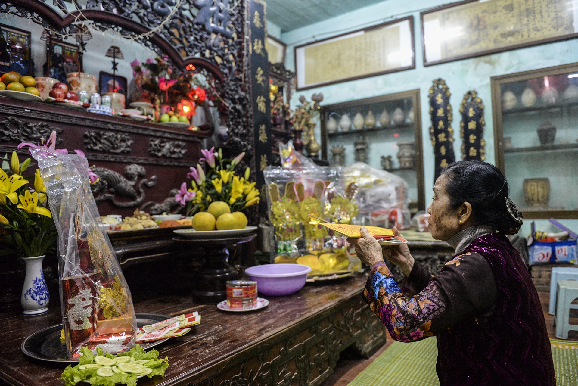 Le cung tien Tao quan cua mot gia dinh anh 13