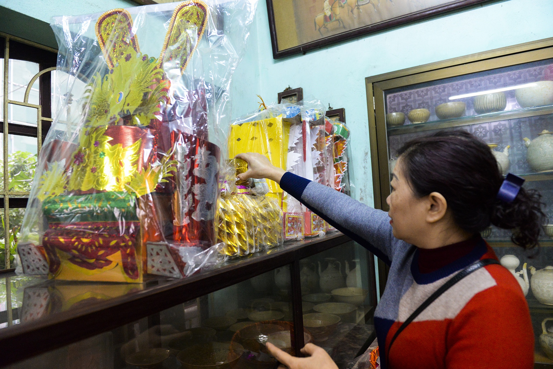 Le cung tien Tao quan cua mot gia dinh anh 1