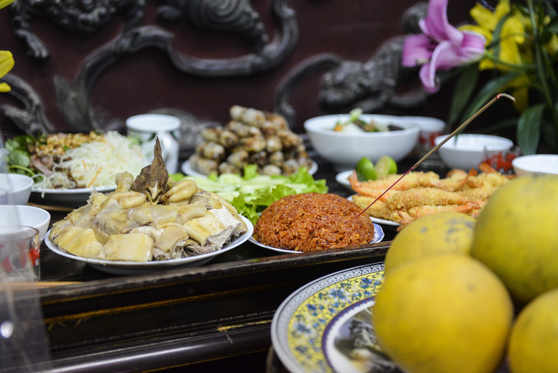 Le cung tien Tao quan cua mot gia dinh anh 5