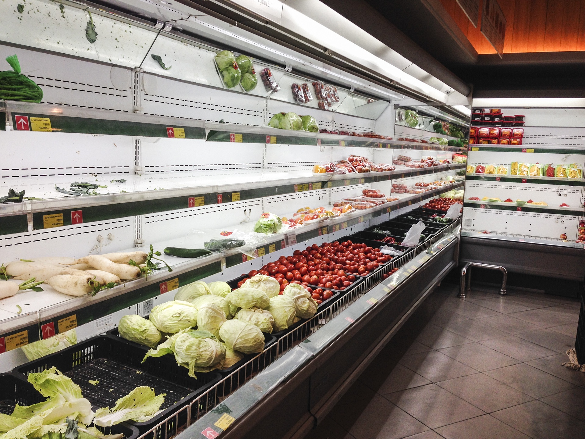 mua sam rau cu sieu thi ngay Tet anh 6